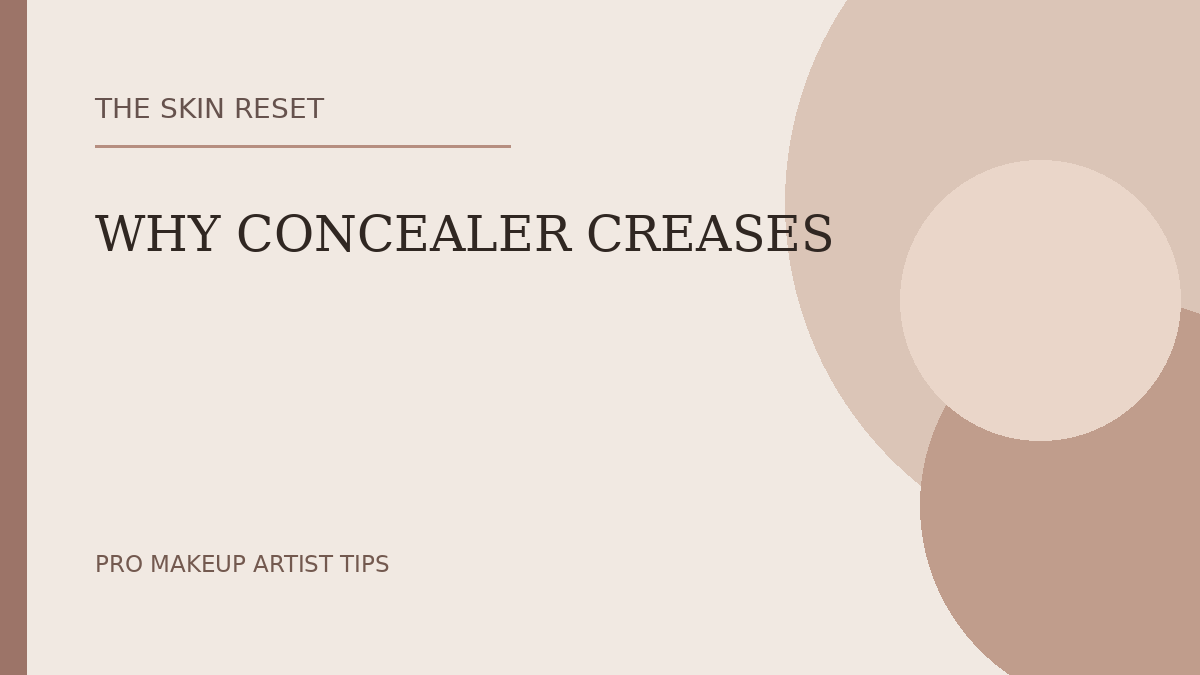 Beauty guide to concealer creasing