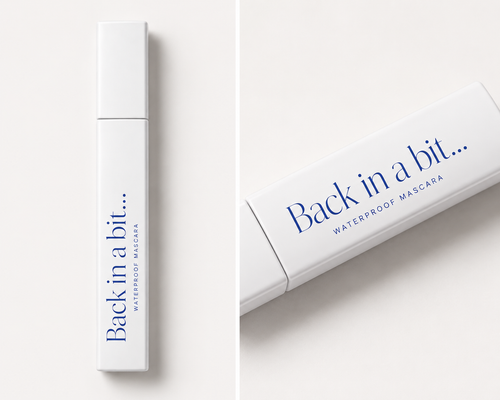 Back in a bit… Waterproof mascara