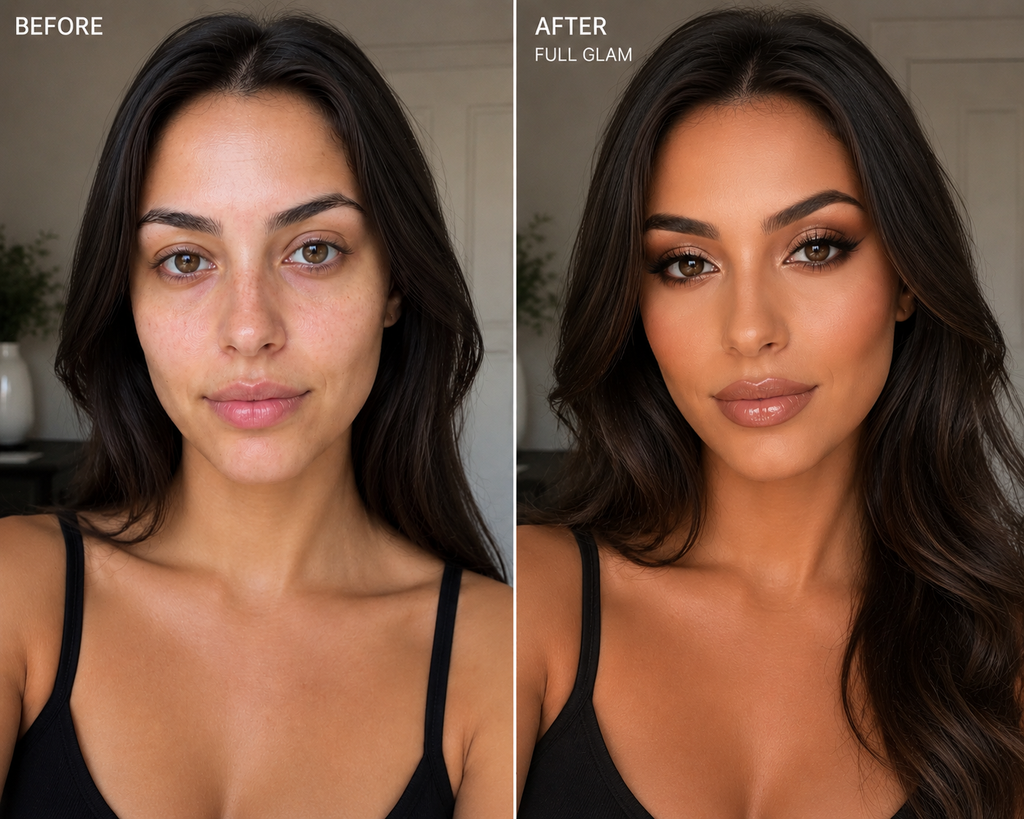 Makeup application